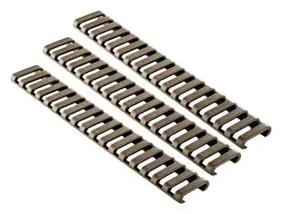 ERGO GRIP RAIL COVER LADDER PICATINNY COYOTE BROWN 3PK