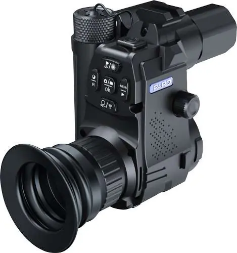 PARD NV007SP850LRF NV007S w/Rangefinder Night Vision Clip On Black 4x 14.50mm, Wavelength 850nM