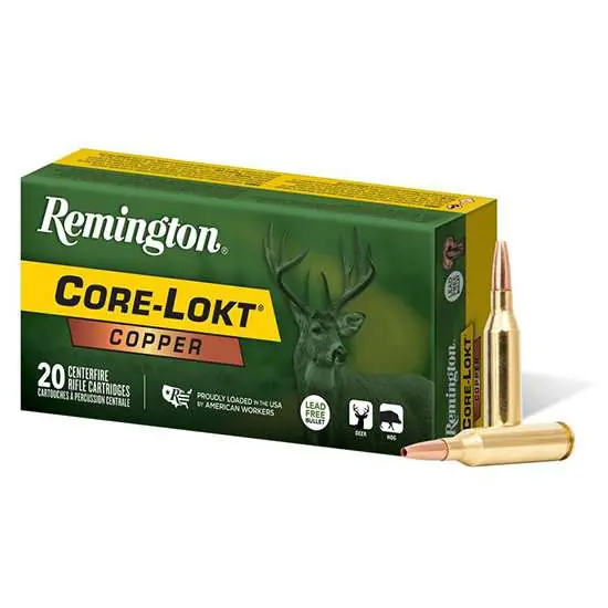 REM CORE LOKT 243WIN 85GR COPPER HP 20 Round Box