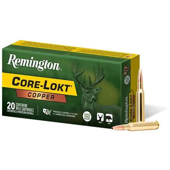 REM CORE LOKT 270WIN 130GR COPPER HP 20 Round Box