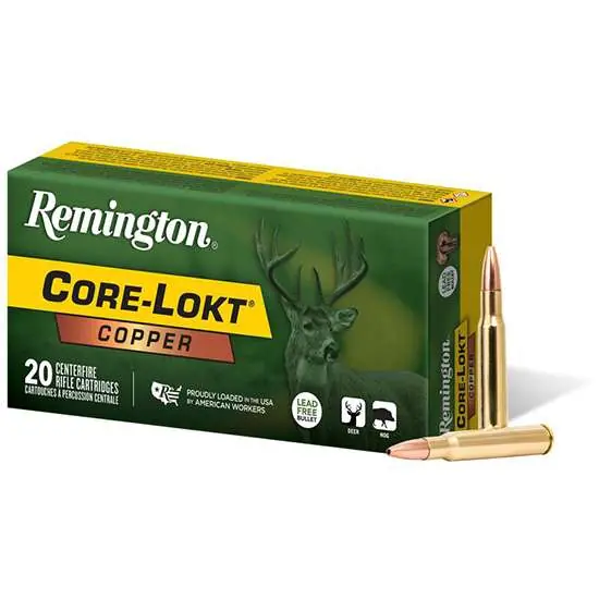REM CORE LOKT 30-06SPFLD 150GR COPPER HP 20 Round Box