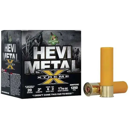 HEVI METAL XTREME 20GA 3 1.0625OZ #6-3 25 Round Box
