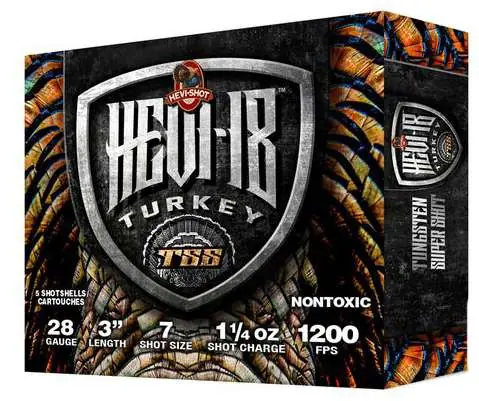 HEVI 18 TSS TKY 28GA 3 1.25OZ #7 5 Round Box