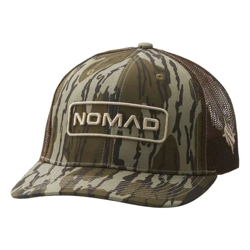 NOMAD HUNTER TRUCKER HAT MOSSY OAK NEW BOTTOMLAND OSFM