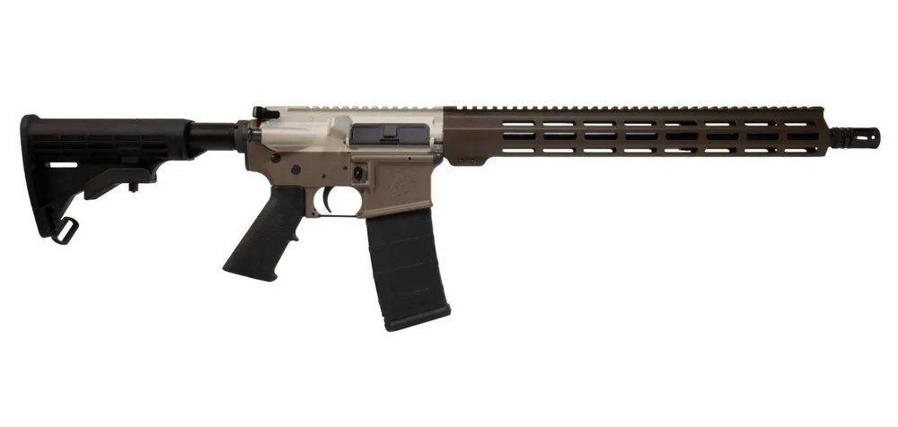 SHARK COST TACTICAL 3 TONE 1 RIA 5.56 NATO 16IN BBL OR A2 FH MOE SL STK CUST CERAKOTE 30RD