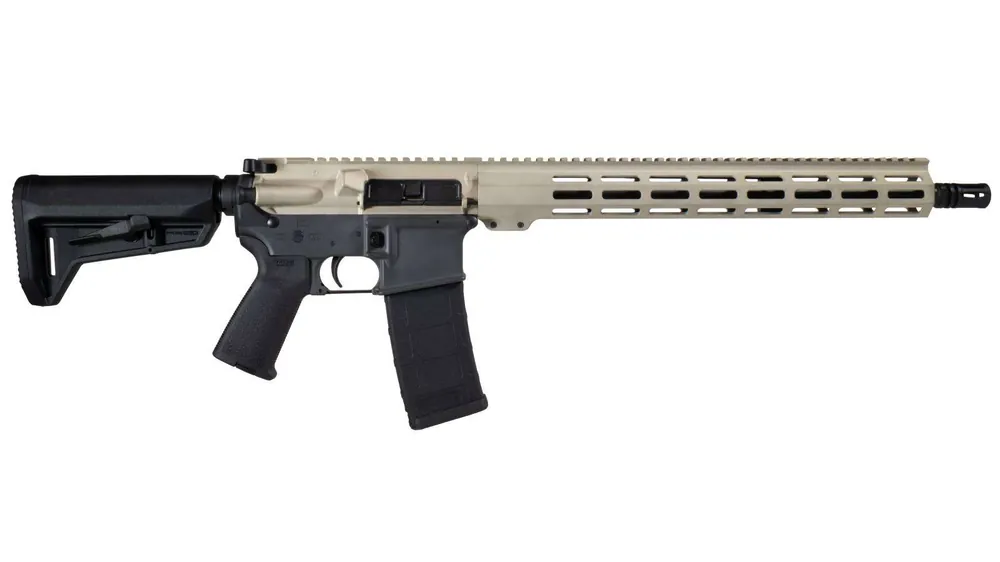 SHARK COST TACTICAL HONEY BADGER RIA 5.56 NATO 16IN BBL OR A2 FH MOE SL STK CUST CERAKOTE/LASER 30RD