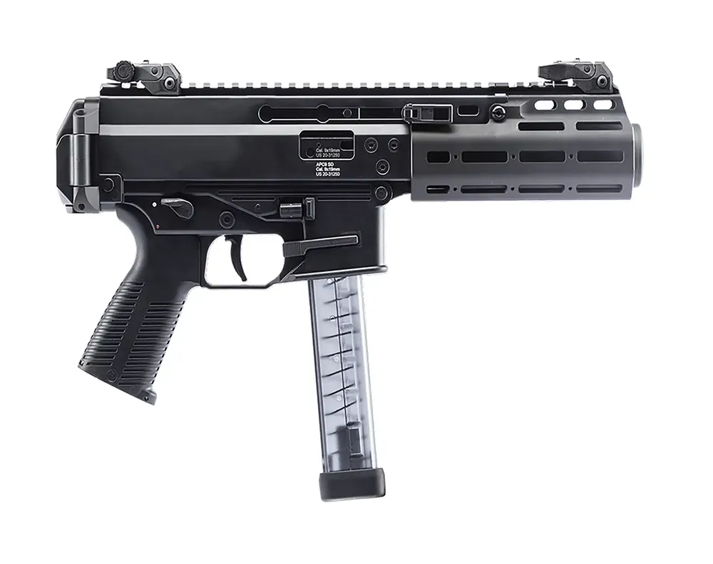 B&T APC9 PRO 9MM 5.7" SUPP SBR BLK