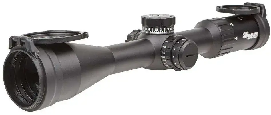 WHISKEY4 SCOPE, 5-20X50MM, 30MM, FFP, MOA MILLING 2.0 ILLUM RETICLE, LOCKING 0.25 MOA ADJ, BLACK