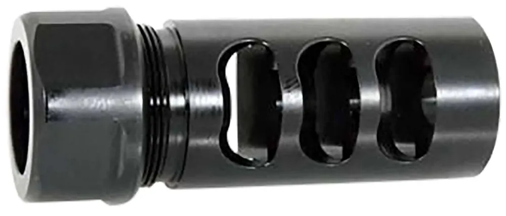 American Precision Arms G2L5830N Gen 2 Little Bastard Self Timing Brake Black Nitride Stainless Steel with 5/8"-24 tpi Threads, 2.22" OAL & 1" Diameter for 30 Cal Rifle