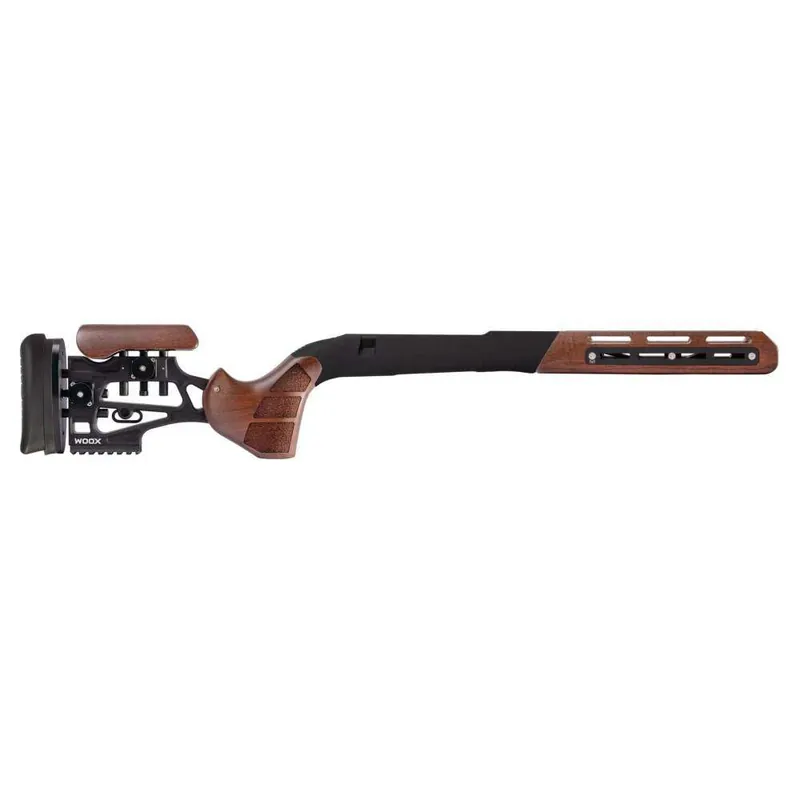 Woox SH.CHS001.37 Furiosa Chassis Walnut with Aluminum Chassis with Adjustable Cheek for Ruger 10/22 Ambidextrous Hand