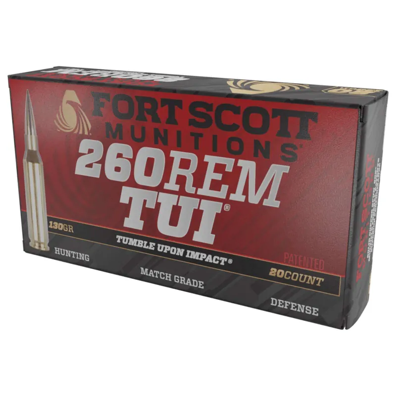 Fort Scott 260Rem 130GR FSM TUI SCS