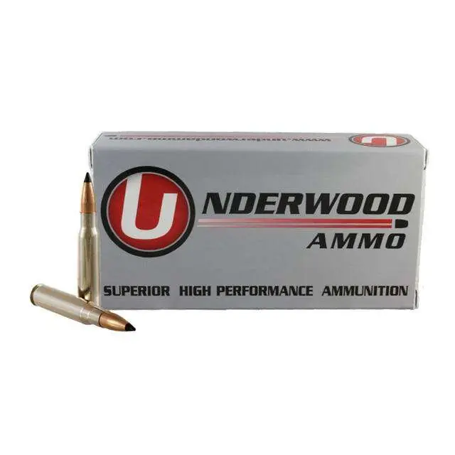 Underwood Ammo .308 Winchester Match Grade Rifle Ammo - 110 Grain | Nosler Varmageddon | 20rd Box
