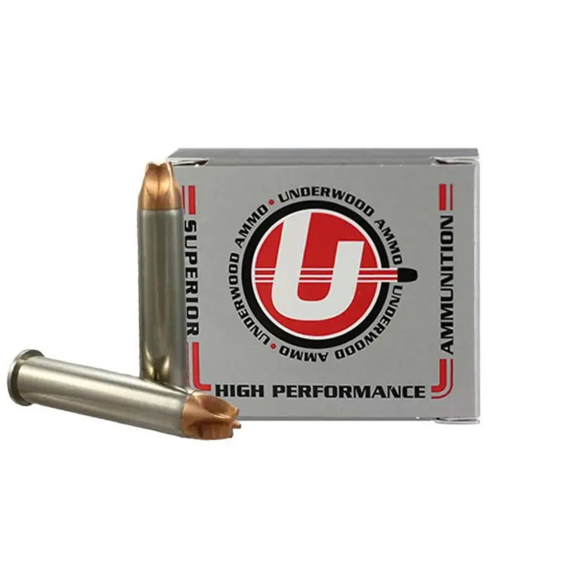 357 Magnum 180 Grain Lead Flat Nose Gas Check Ammo 20 Rnd