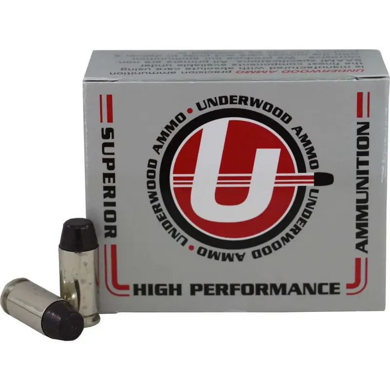 40 S&W 200 Grain Hard Cast Flat Nose Ammo 20 Rnd
