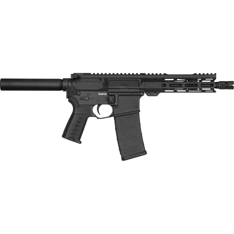 CMMG 30A81BBAB Banshee MK4 300 Blackout 8" 30+1 Black Cerakote Rec Black Nitride Barrel CMMG RipBrace Black Polymer Grip Right Hand