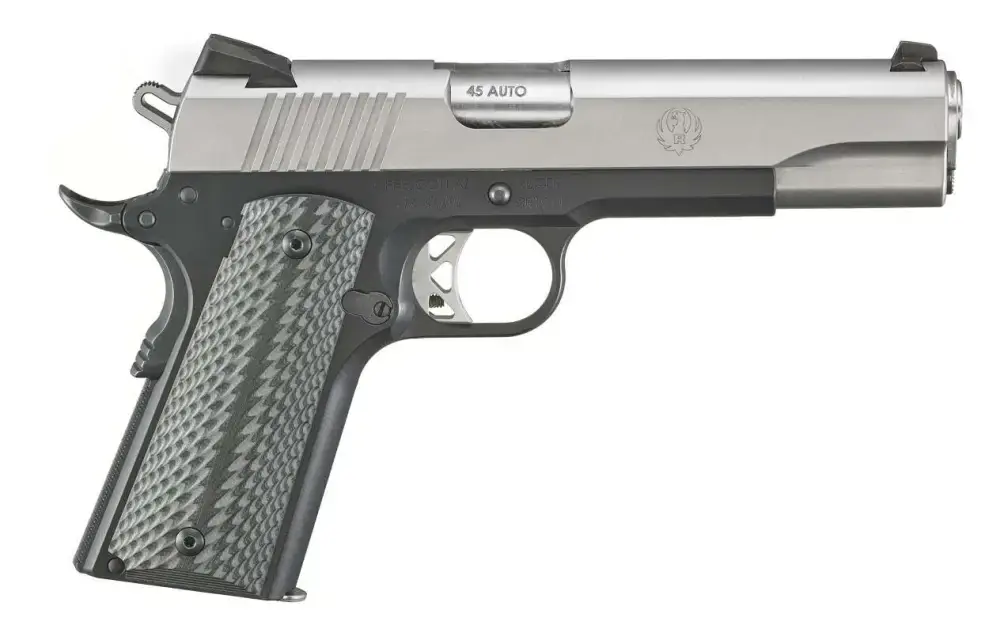 RUGER SR1911 .45ACP FS 8-SHOT LIGHTWEIGHT G10 GRIPS