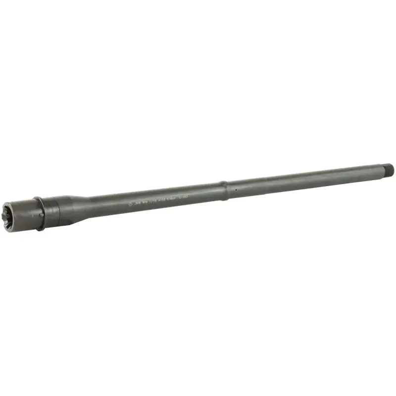 Ballistic Adv BABL308005M AR Barrel Modern Series 308 Win 18" AR-10 4150 Chrome Moly Vanadium Steel Black QPQ Tactical Government Midlength