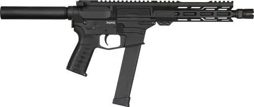CMMG 45ABF87AB Banshee MKG 45 ACP 8" 26+1 Armor Black Cerakote Aluminum Rec Black Nitride Chrome Moly Barrel Black Adjustable RipBrace Right Hand