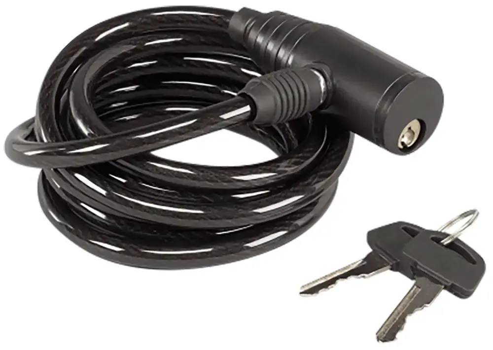 HUNTER SPECIALTIES CABLE LOCK 6' COILED CABLE AND KEY LOCK