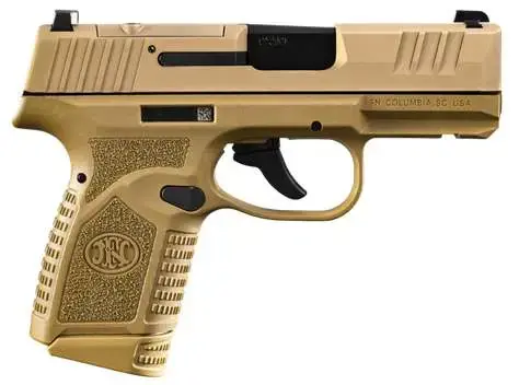 FN Reflex MRD 9mm Flat Dark Earth 3.3 inch Pistol 10rd