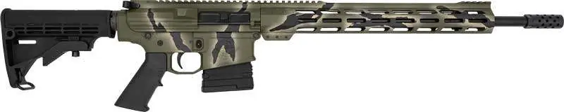 GLFA AR10 RIFLE .308 WIN. 18" NIT 10RD PURSUIT GREEN CAMO