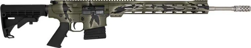 GLFA AR10 RIFLE 6.5CM 20" S/S BBL 10-SHOT PURSUIT GREEN CAMO