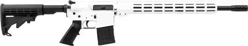GLFA AR15 .450 BUSHMASTER 18" NIT BBL CERAKOTE WHITE
