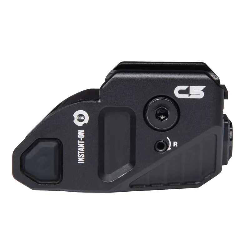 Viridian C5 Universal Green Laser Sight w/ Rechargeable Battery, INSTANT-ON and SafeCharge Power Bank, Black