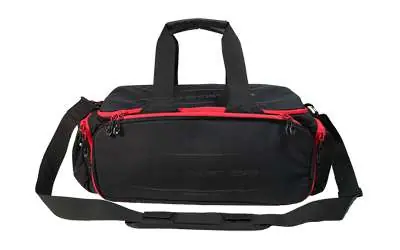 GGG XL RANGE BAG BLK W/ RED ZIPS