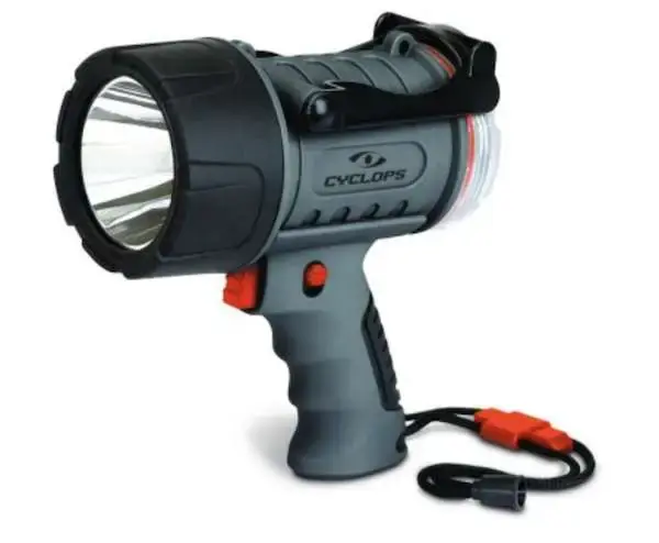 Cyclops CYC300WP Waterproof LED Spotlight 300 Lumens LED ABS Polymer Gray Lithium