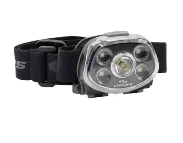 Cyclops CYCHLFXP Force XP Headlamp 350/15 Lumens AAA (3) Black