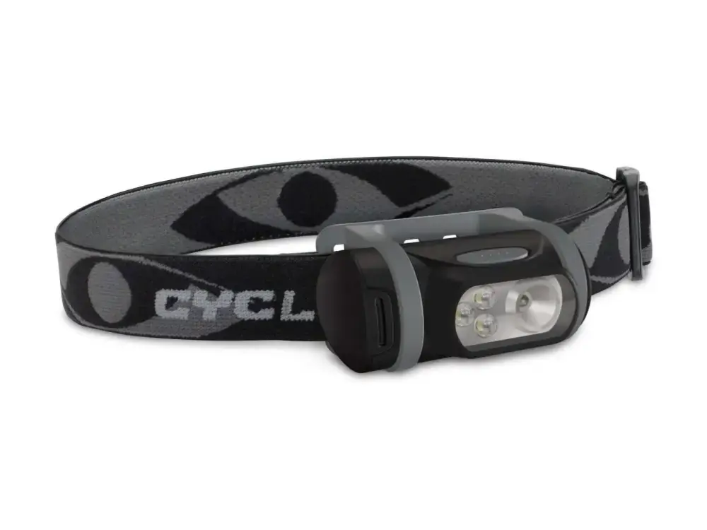 CYCLOPS HEADLAMP TITAN XP 2-STAGE LED 112LUM BLACK/GREY