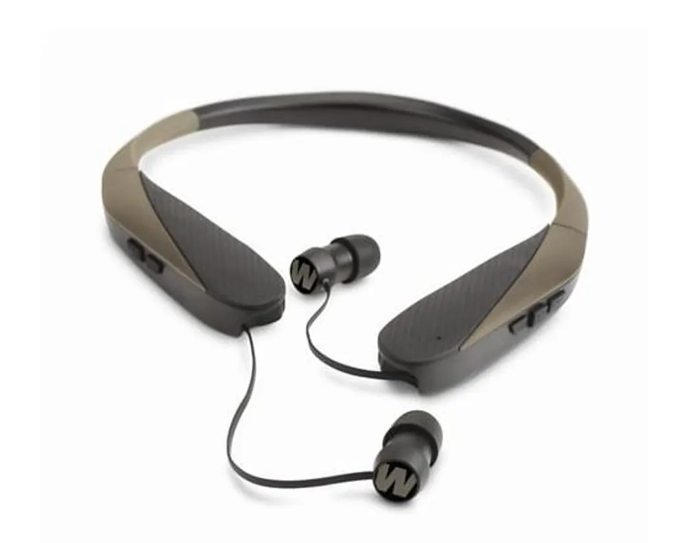 Walkers GWPNHEBT Razor XV Bluetooth Polymer 31 db Behind The Head Black Ear Buds w/Flat Dark Earth Band