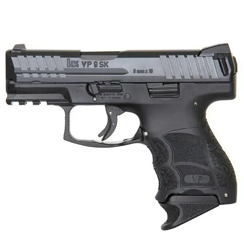 HK 700009KA5 VP9 SK 9mm Luger 3.39" 10+1 Black Black Interchangeable Backstrap Grip 2 Magazines