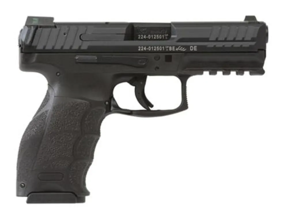 HK 700009LELA5 VP9 *MA Compliant 9mm Luger Double 4.09" 10+1 Black Interchangeable Backstrap Grip Black Slide