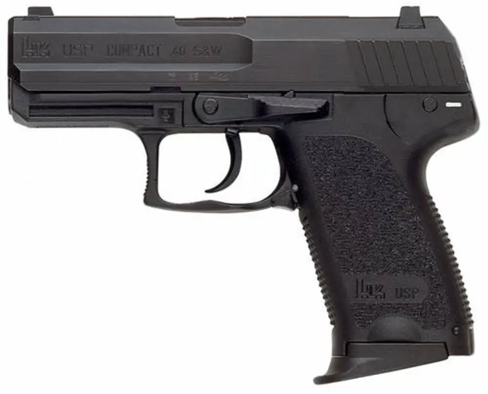 HK 704037A5 USP V7 LEM *CA Compliant 40 S&W 3.58" 10+1 Black, Black Polymer Grip