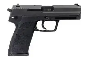 HK 704501A5 USP45 V1*CA Compliant* 45 ACP 4.41" 10+1 Black Blued Black Polymer Grip