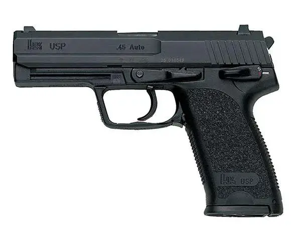 HK 81000323 USP V1 45 ACP 4.41" 12+1 Black Black Polymer Grip