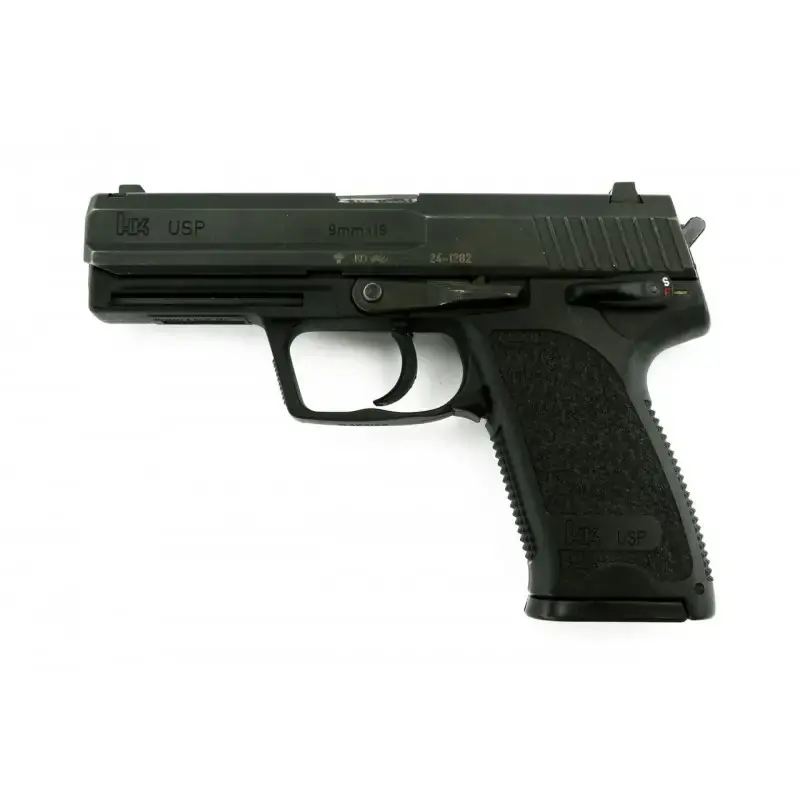 HK 709001A5 USP *CA/MA Compliant 9mm Luger 4.25" 10+1 Black Blued Steel Black Polymer Grip