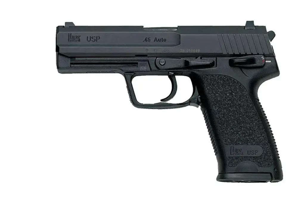 HK 81000362 USP Expert 9mm Luger 5.20" 10+1 Black Black Interchangeable Backstrap Grip