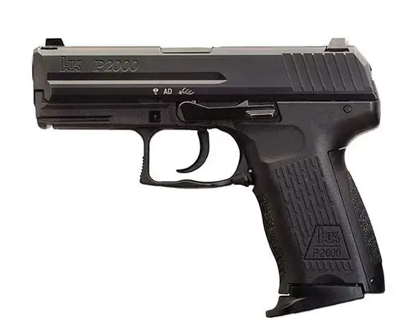 HK 709203LEA5 P2000 V3 9mm Luger 3.66" 13+1 Black Black Interchangeable Backstrap Grip Night Sights No Manual Safety