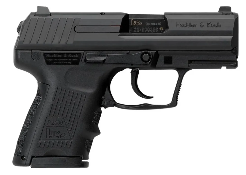 HK 709303LEA5 P2000SK *CA/MA Compliant9mm Luger 3.26" 10+1 Black Interchangeable Backstrap Grip