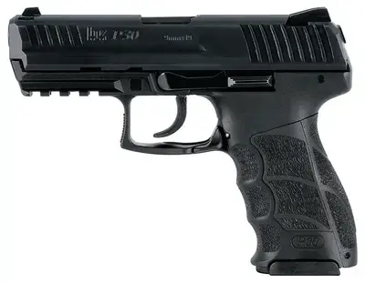 HK 730901LEA5 P30 V1 LEM 9mm Luger 3.85" 15+1 Black Black Interchangeable Backstrap Grip