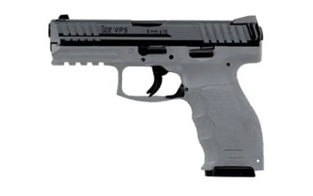 HK 700009GYA5 VP9 *MA Compliant 9mm Luger 4.09" 10+1 Gray Gray Interchangeable Backstrap Grip 2 Magazines