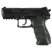 HK M734003SA5 P30S V3 40 S&W 3.85" 13+1 Black Black Interchangeable Backstrap Grip