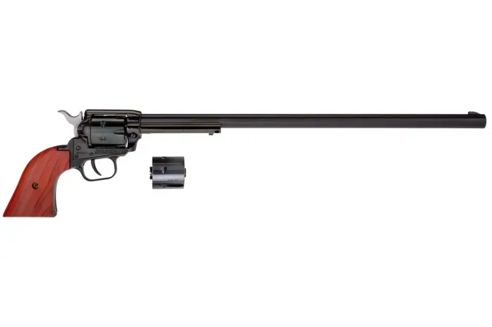 Heritage Mfg RR22MB16 Rough Rider Small Bore 22LR,22 WMR 6 Round 16" Black Cocobolo Grip