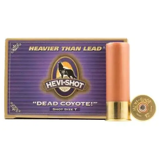 Hevishot 43035 Dead Coyote 12 Gauge 3.5 1 5/8 oz T Shot 10 Round Box