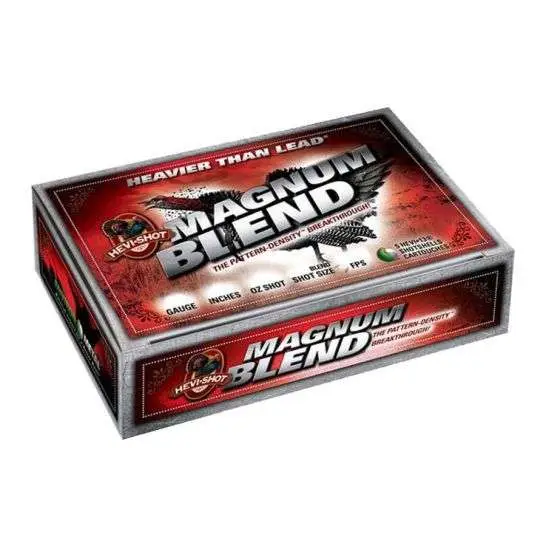 Hevishot 00567 Magnum Blend 20 Gauge 3 1 1/4 oz 5,6,7 Shot 5 Round Box