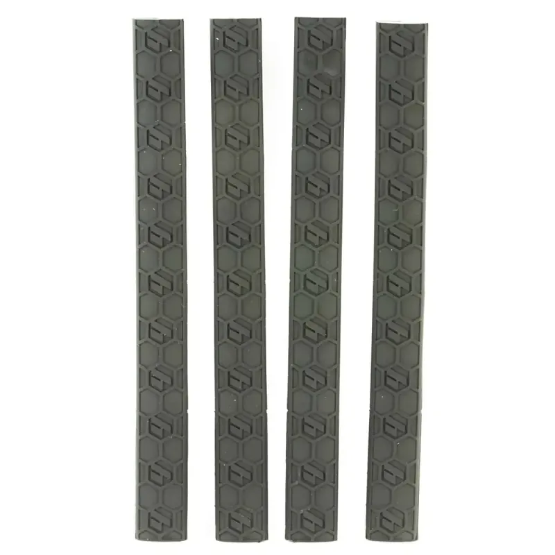 Hexmag HXMLC4PKBLK M-LOK Rail Cover 4-Slot Black 4 Per Pack