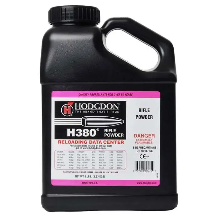 Hodgdon 3808 Spherical H380 Rifle 8 lbs 1 Canister